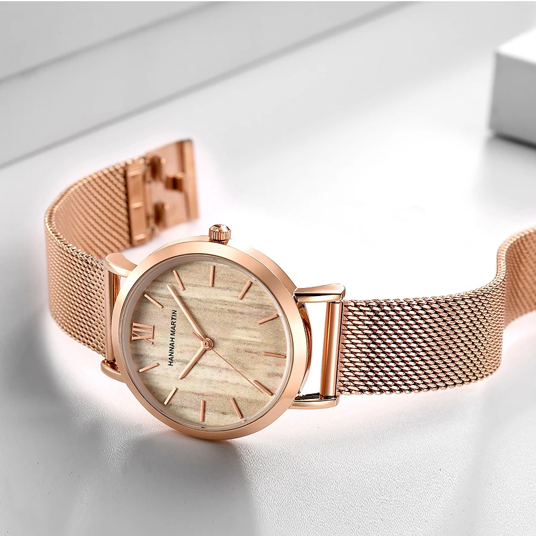 Hannah Martin Reloj Mujer 36 mm - Acero Inoxidable y 19 Colores Disponibles 51