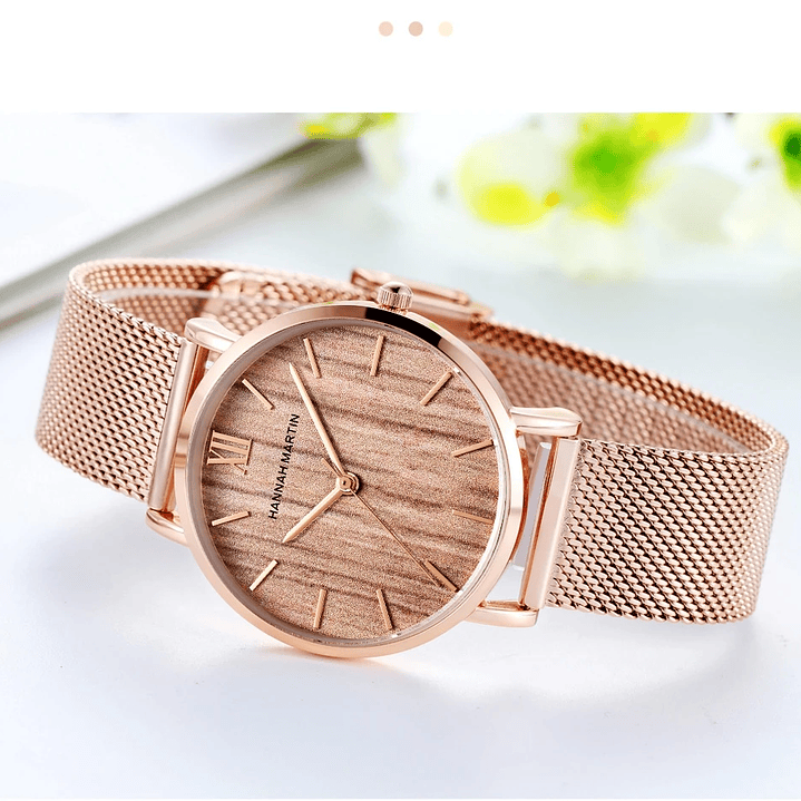 Hannah Martin Reloj Mujer 36 mm - Acero Inoxidable y 19 Colores Disponibles 54
