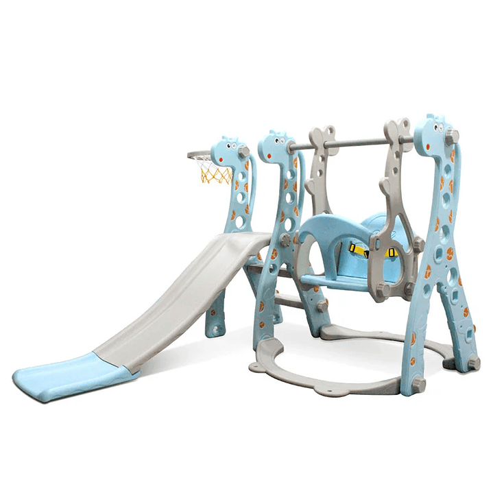 Columpio y Tobogán Infantil CatXaa - Juego de Jirafa para Interior y Exterior 6