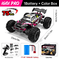 Coche RC WLtoys 16101 Pro - 1:16 4WD Brushless 75 KM/H - Miniatura 16