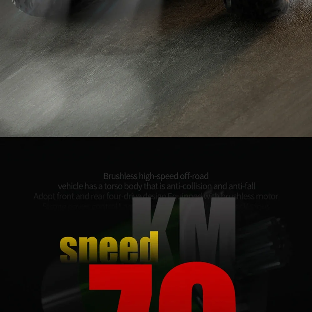 Coche RC WLtoys 16101 Pro - 1:16 4WD Brushless 75 KM/H 17