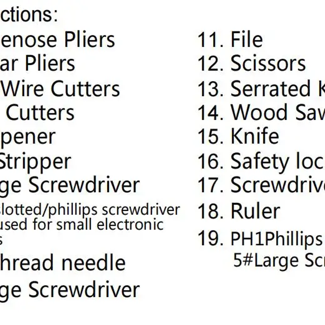 Multiherramienta Daicamping DL7 - Cuchillo Plegable y Alicates con Bolsa Oxford 8