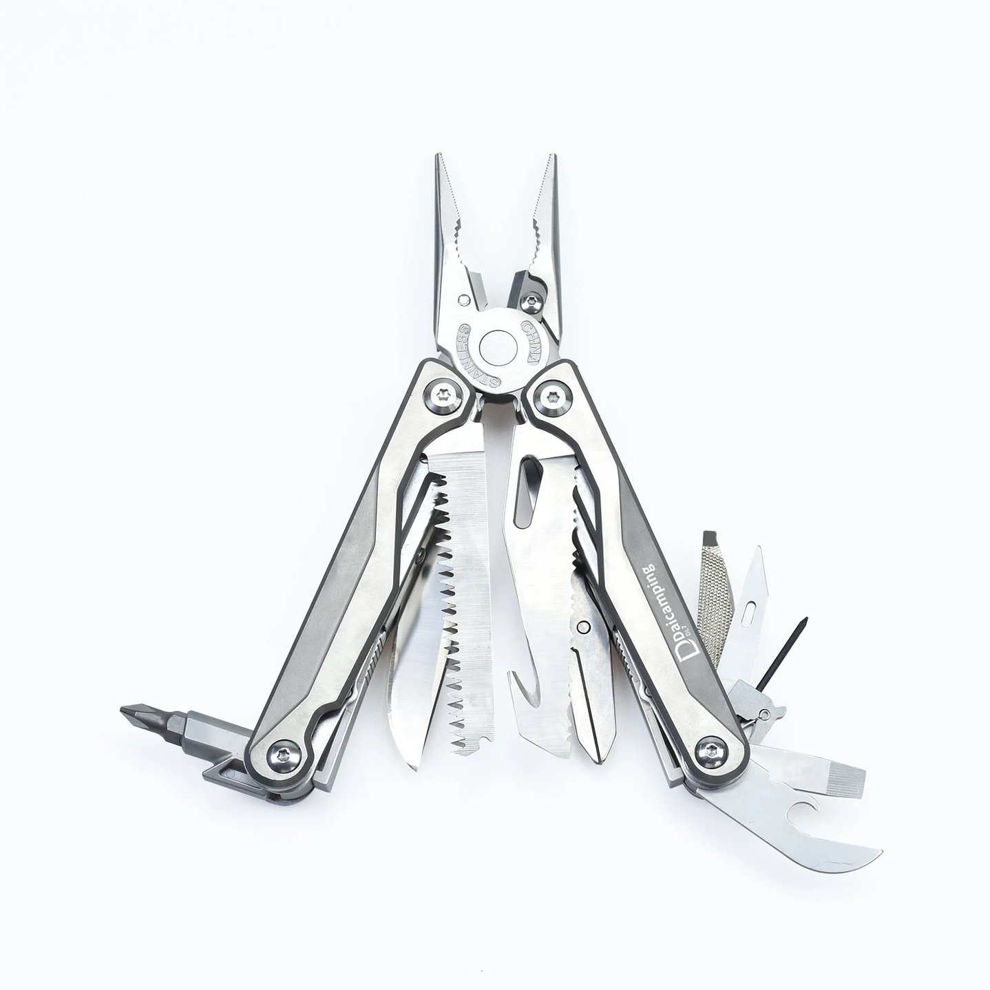 Multiherramienta Daicamping DL7 - Cuchillo Plegable y Alicates con Bolsa Oxford 9