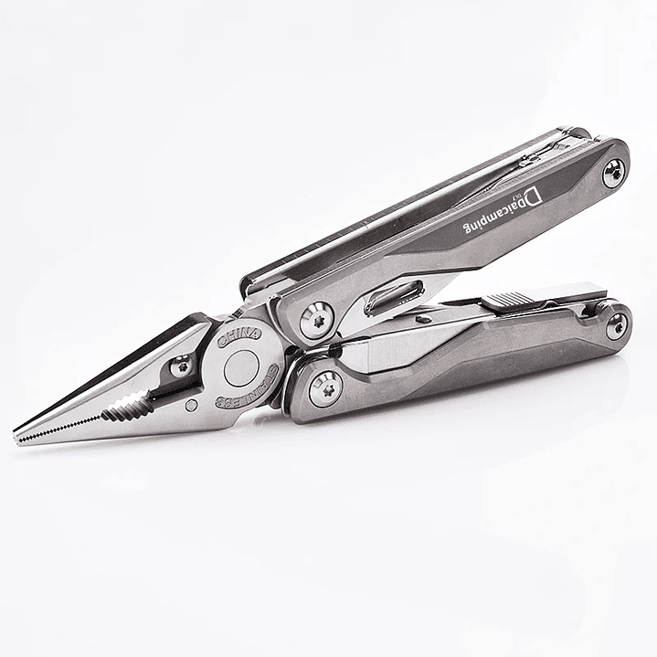 Multiherramienta Daicamping DL7 - Cuchillo Plegable y Alicates con Bolsa Oxford 14