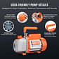 SucceBuy Bomba de Vacío 4CFM A2L - Kit Aire Acondicionado con Manómetros y Mangueras - Miniatura 6