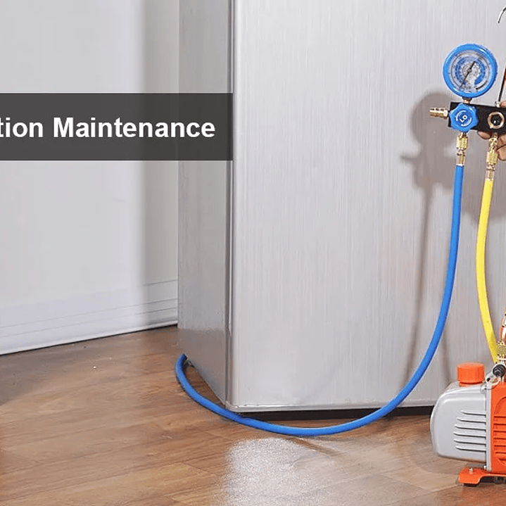 SucceBuy Bomba de Vacío 4CFM A2L - Kit Aire Acondicionado con Manómetros y Mangueras 20