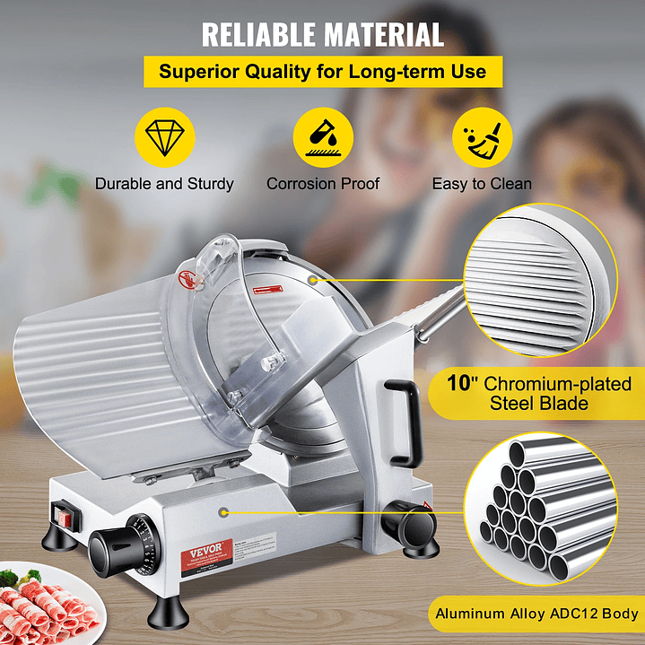 Cortadora de Alimentos Eléctrica VEVOR - Hoja 10
