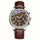 GENEVA Reloj de Lujo Hombre - Cuarzo con Correa de Cuero y Estilo Casual - Miniatura 6