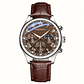 GENEVA Reloj de Lujo Hombre - Cuarzo con Correa de Cuero y Estilo Casual - Miniatura 8