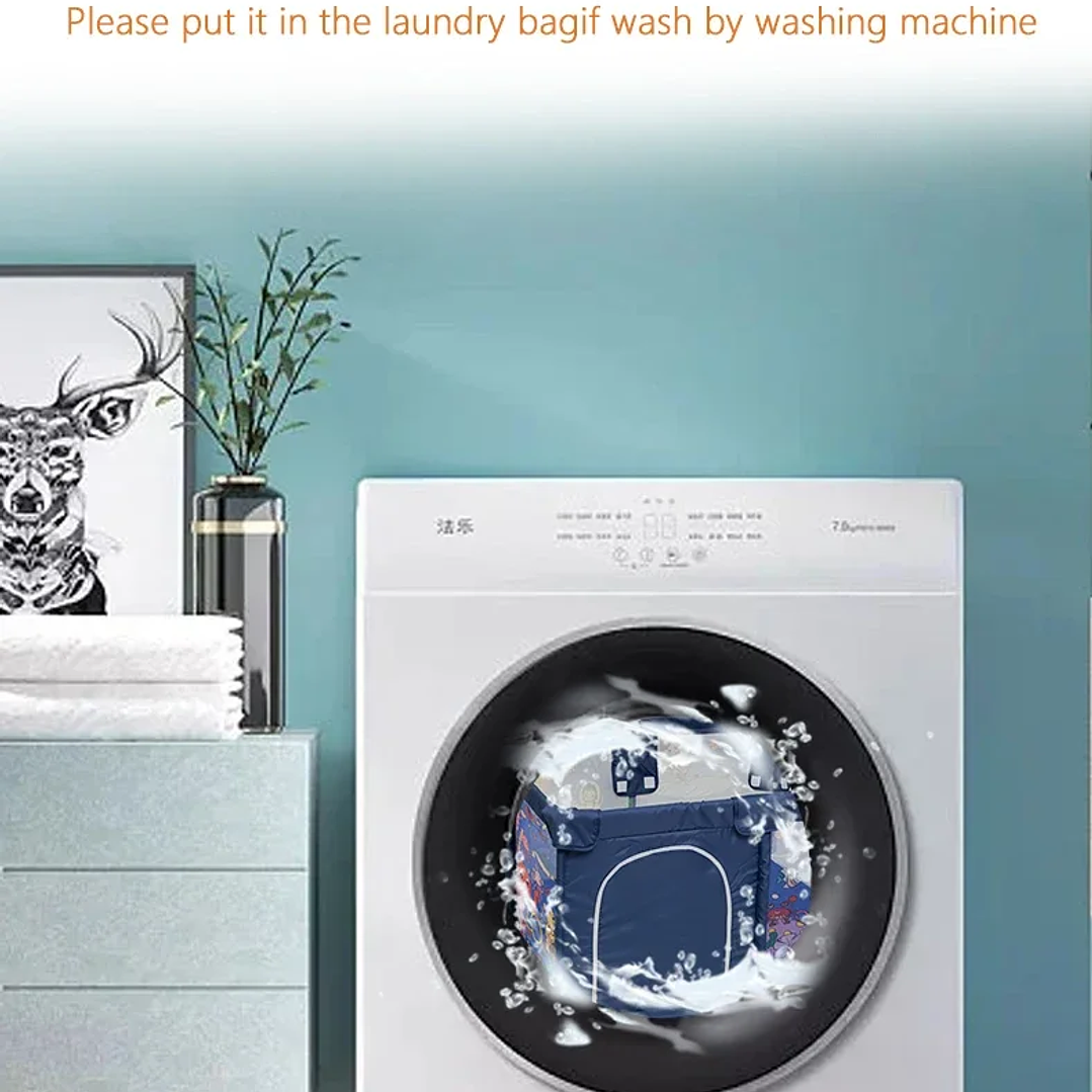 IMBABY Parque Infantil Interior - Corralito de Seguridad con Valla y Piscina de Pelotas 6