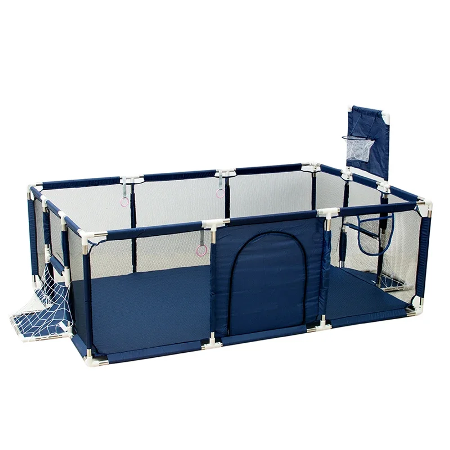 IMBABY Parque Infantil Interior - Corralito de Seguridad con Valla y Piscina de Pelotas 19