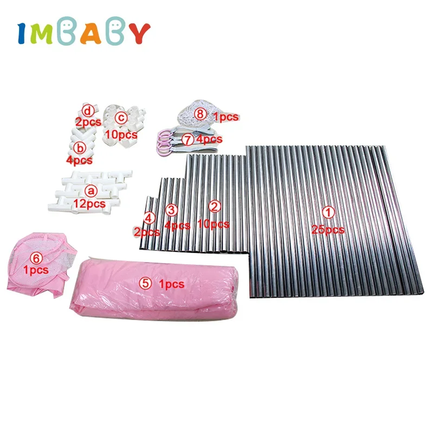 IMBABY Parque Infantil Interior - Corralito de Seguridad con Valla y Piscina de Pelotas 39