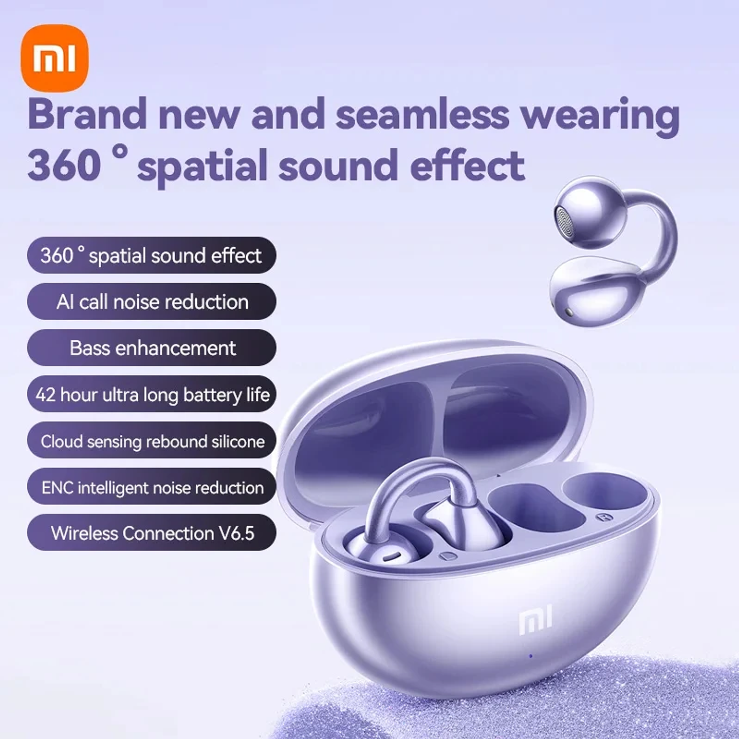 Xiaomi M91 Auriculares Inalámbricos - Clip Deportivo con Micrófono y Sonido HiFi 2