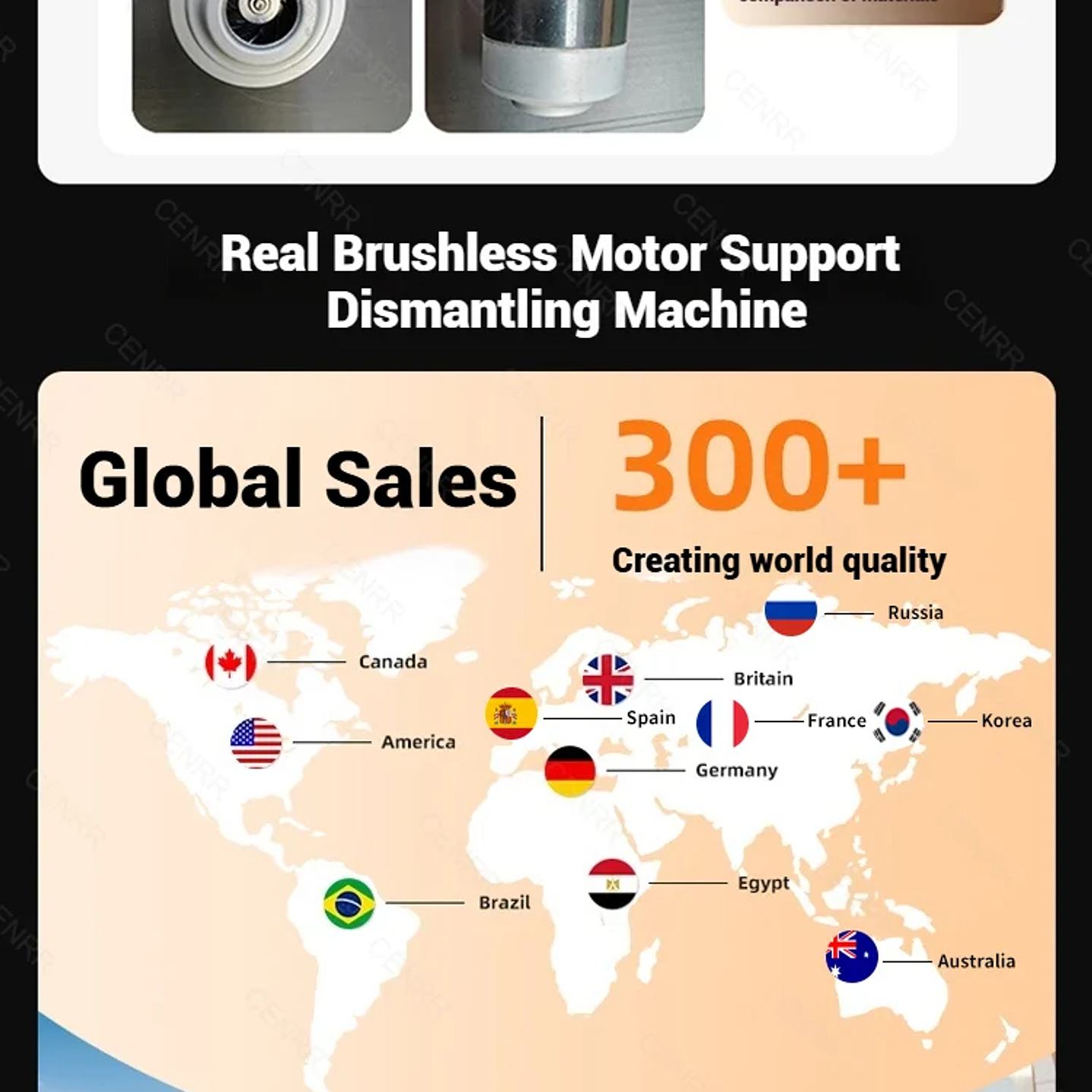 Mini Aspirador CENRR 998000PA - Aspiradora Inalámbrica con Motor Brushless y Accesorio 14