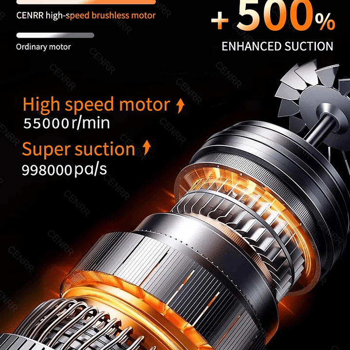 Mini Aspirador CENRR 998000PA - Aspiradora Inalámbrica con Motor Brushless y Accesorio 17