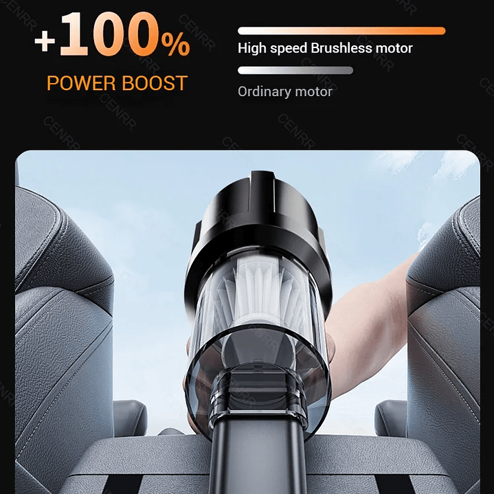 Mini Aspirador CENRR 998000PA - Aspiradora Inalámbrica con Motor Brushless y Accesorio 18