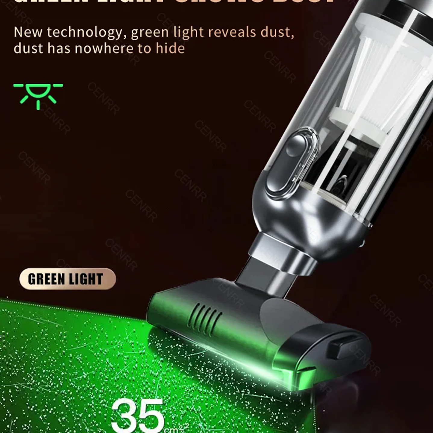 Mini Aspirador CENRR 998000PA - Aspiradora Inalámbrica con Motor Brushless y Accesorio 21