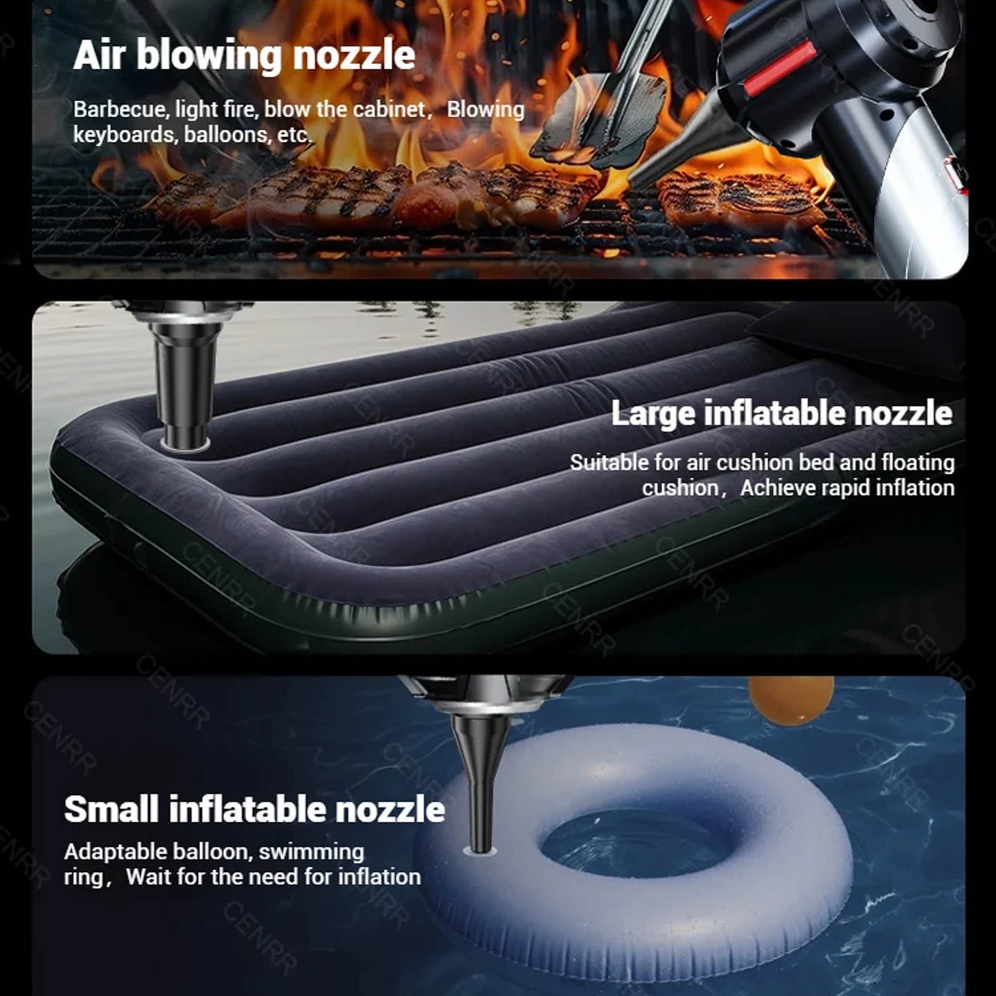 Mini Aspirador CENRR 998000PA - Aspiradora Inalámbrica con Motor Brushless y Accesorio 29