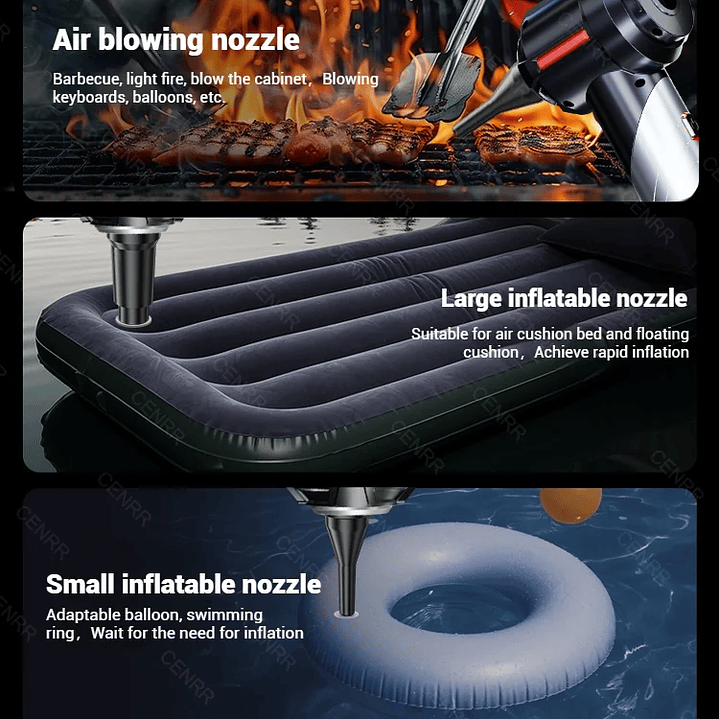 Mini Aspirador CENRR 998000PA - Aspiradora Inalámbrica con Motor Brushless y Accesorio 29