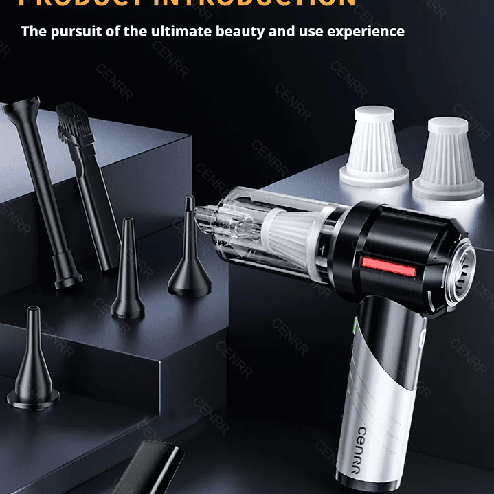 Mini Aspirador CENRR 998000PA - Aspiradora Inalámbrica con Motor Brushless y Accesorio 32