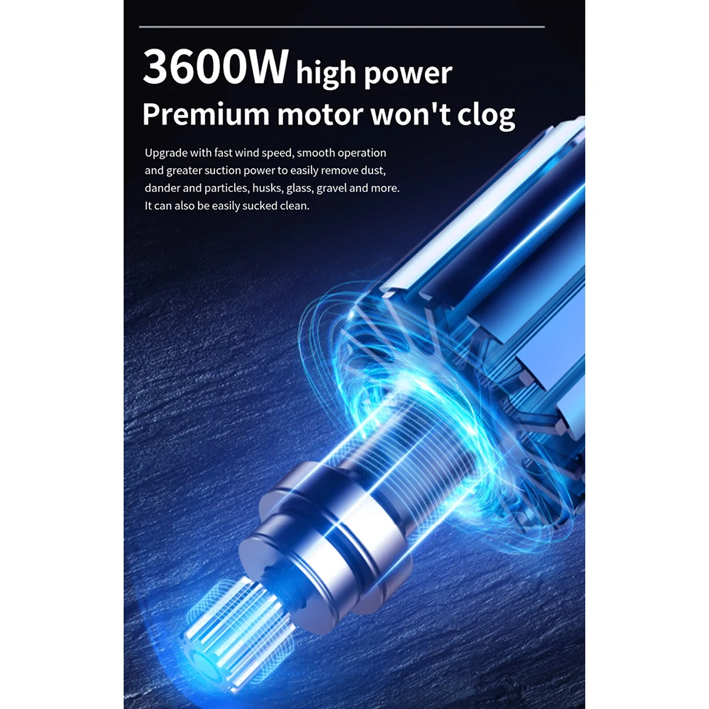 Houselin Aspiradora 3600W - Aspirador Ciclónico Húmedo y Seco con Depósito 3,5L 10