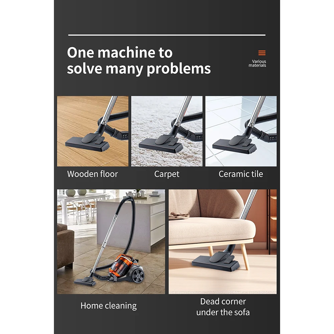 Houselin Aspiradora 3600W - Aspirador Ciclónico Húmedo y Seco con Depósito 3,5L 12