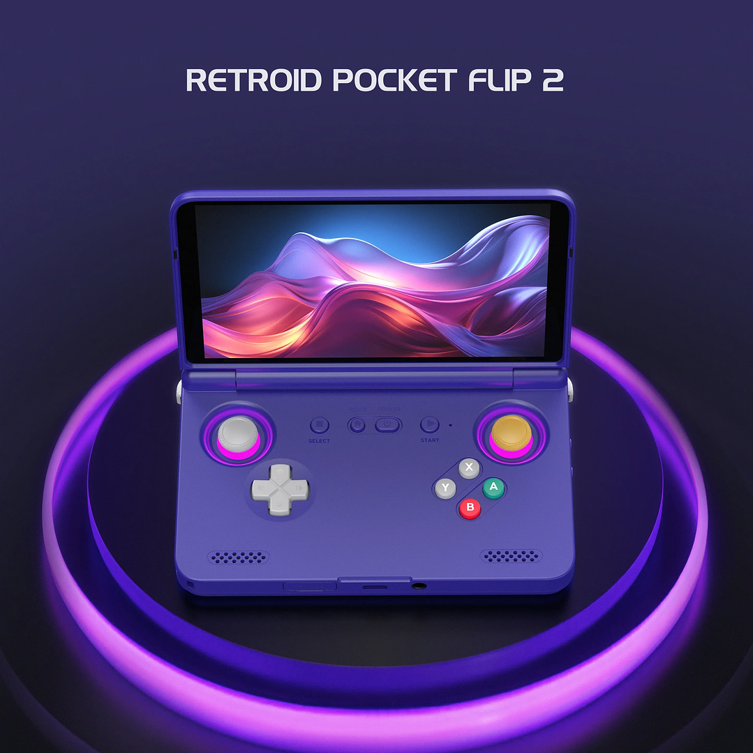Retroid Pocket Flip2 - Consola Portátil Android con Pantalla OLED y 4000 Juegos 11