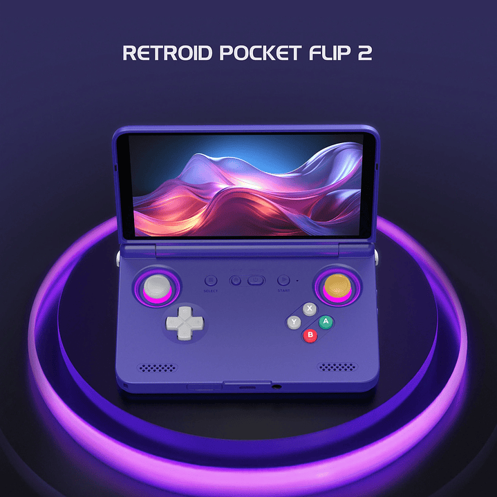 Retroid Pocket Flip2 - Consola Portátil Android con Pantalla OLED y 4000 Juegos 11