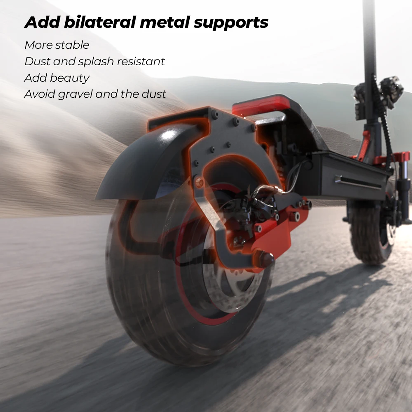 Patinete Eléctrico iScooter iX5s - Scooter Plegable 1000W con Frenos de Disco y Pantalla LED 11