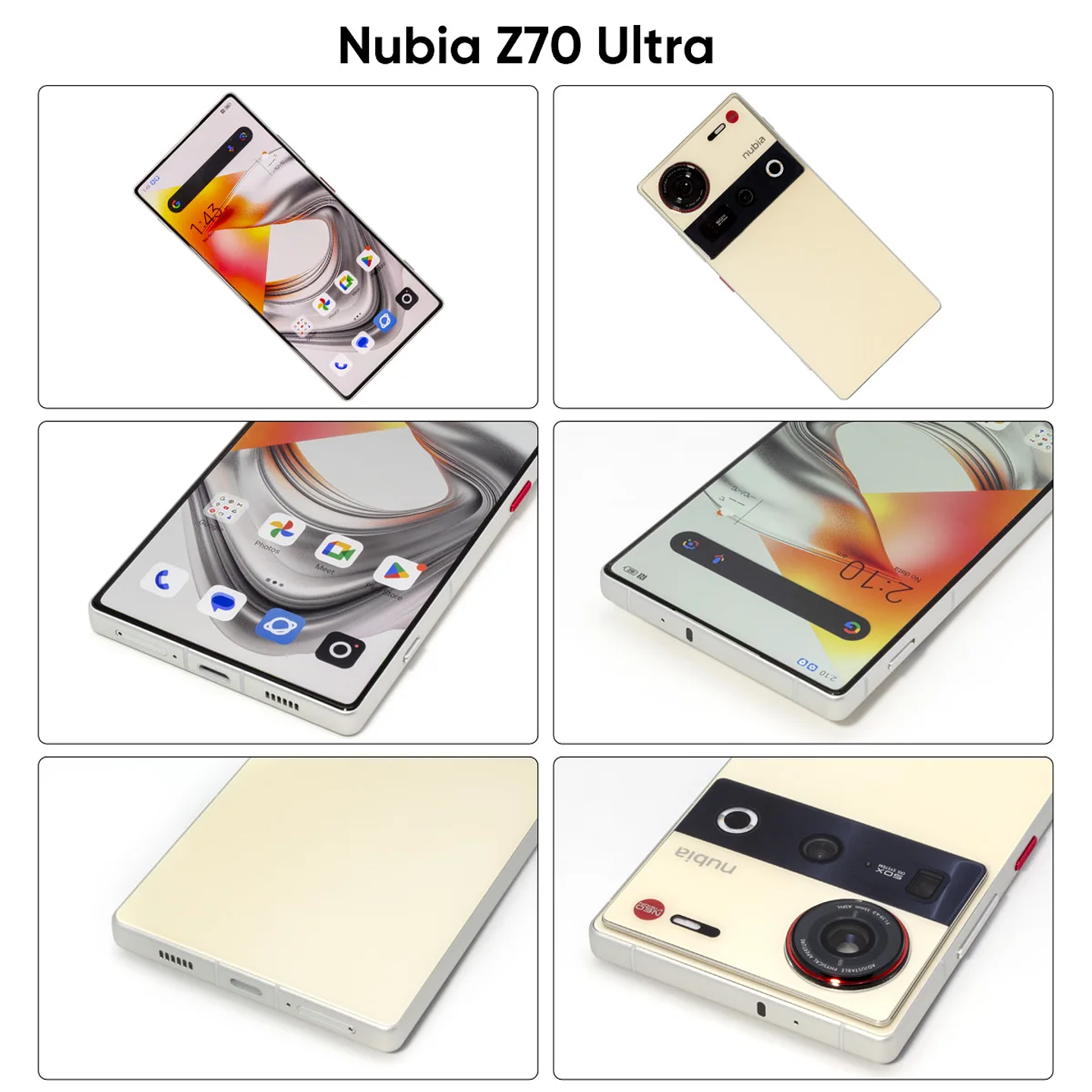 Nubia Z70 Ultra 5G - Smartphone Global AMOLED 144Hz con Cámara Triple

 4