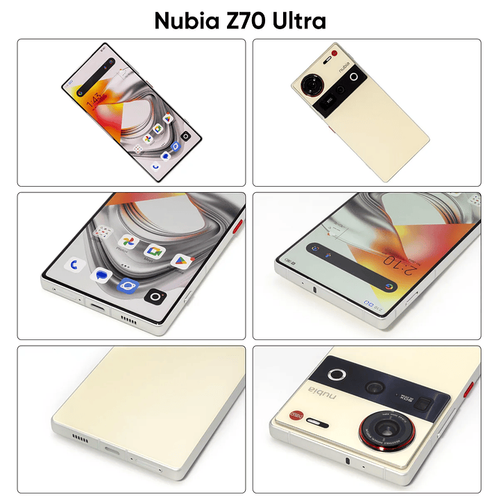 Nubia Z70 Ultra 5G - Smartphone Global AMOLED 144Hz con Cámara Triple

 4