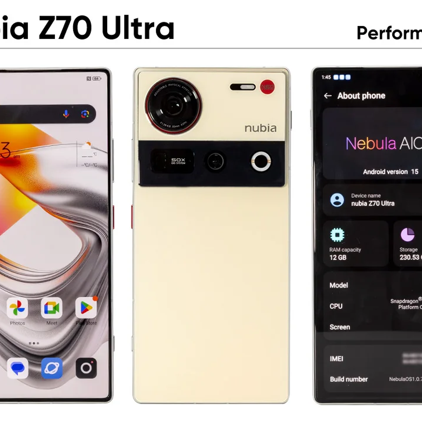 Nubia Z70 Ultra 5G - Smartphone Global AMOLED 144Hz con Cámara Triple

 7