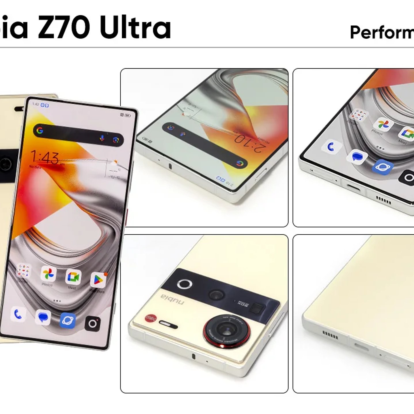 Nubia Z70 Ultra 5G - Smartphone Global AMOLED 144Hz con Cámara Triple

 9