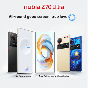 Nubia Z70 Ultra 5G - Smartphone Global AMOLED 144Hz con Cámara Triple

