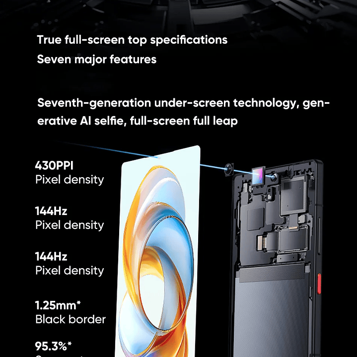 Nubia Z70 Ultra 5G - Smartphone Global AMOLED 144Hz con Cámara Triple

 11