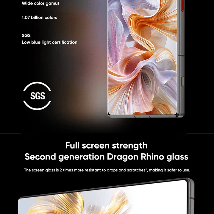 Nubia Z70 Ultra 5G - Smartphone Global AMOLED 144Hz con Cámara Triple

 13