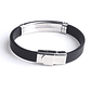 Pulsera con Nombre Grabado - Silicona y Acero Inoxidable Unisex - Miniatura 3