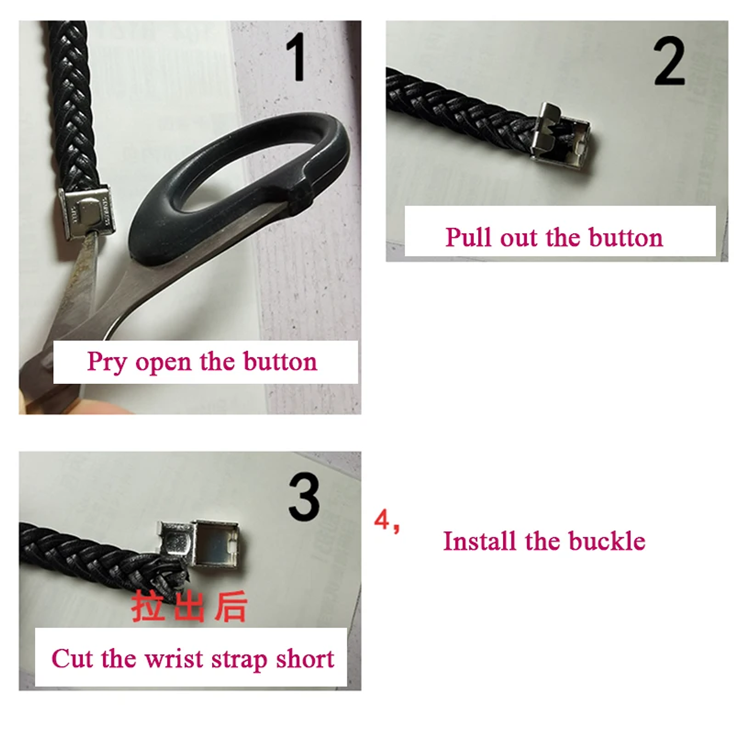 Pulsera con Nombre Grabado - Silicona y Acero Inoxidable Unisex 5