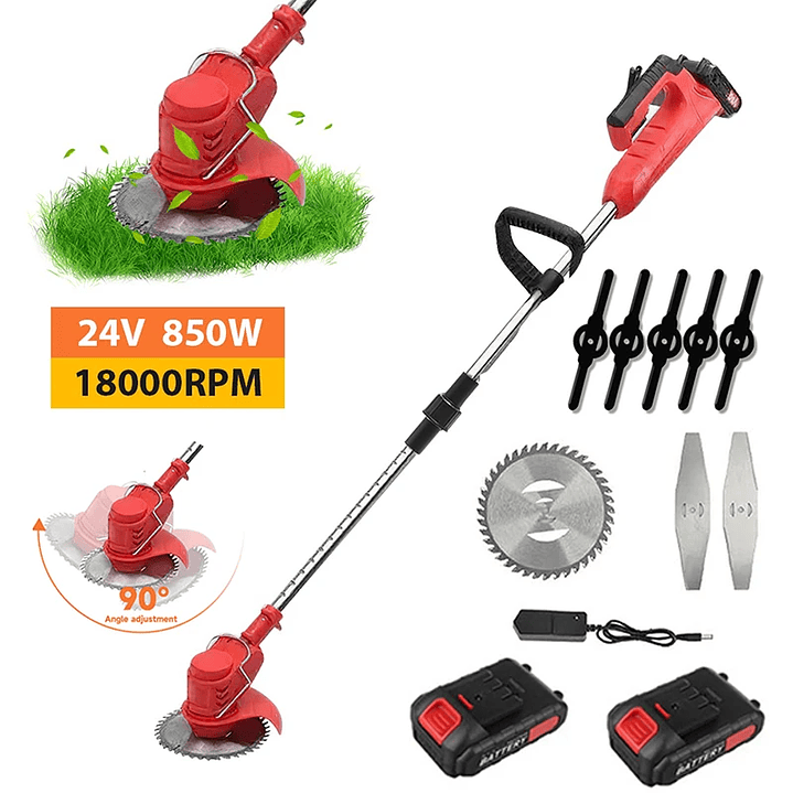 Cortacésped Plegable de Mano - Desbrozadora 850W 18V Makita 1