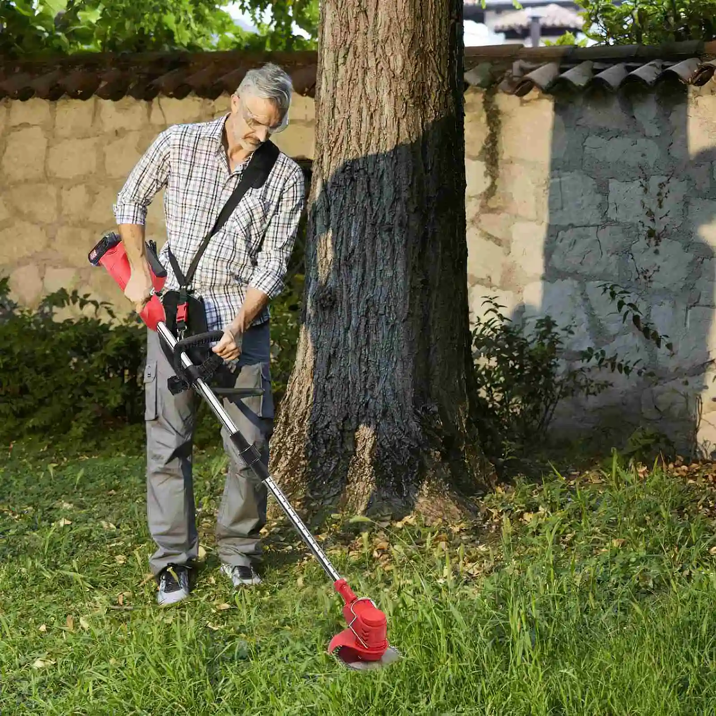Cortacésped Plegable de Mano - Desbrozadora 850W 18V Makita 10