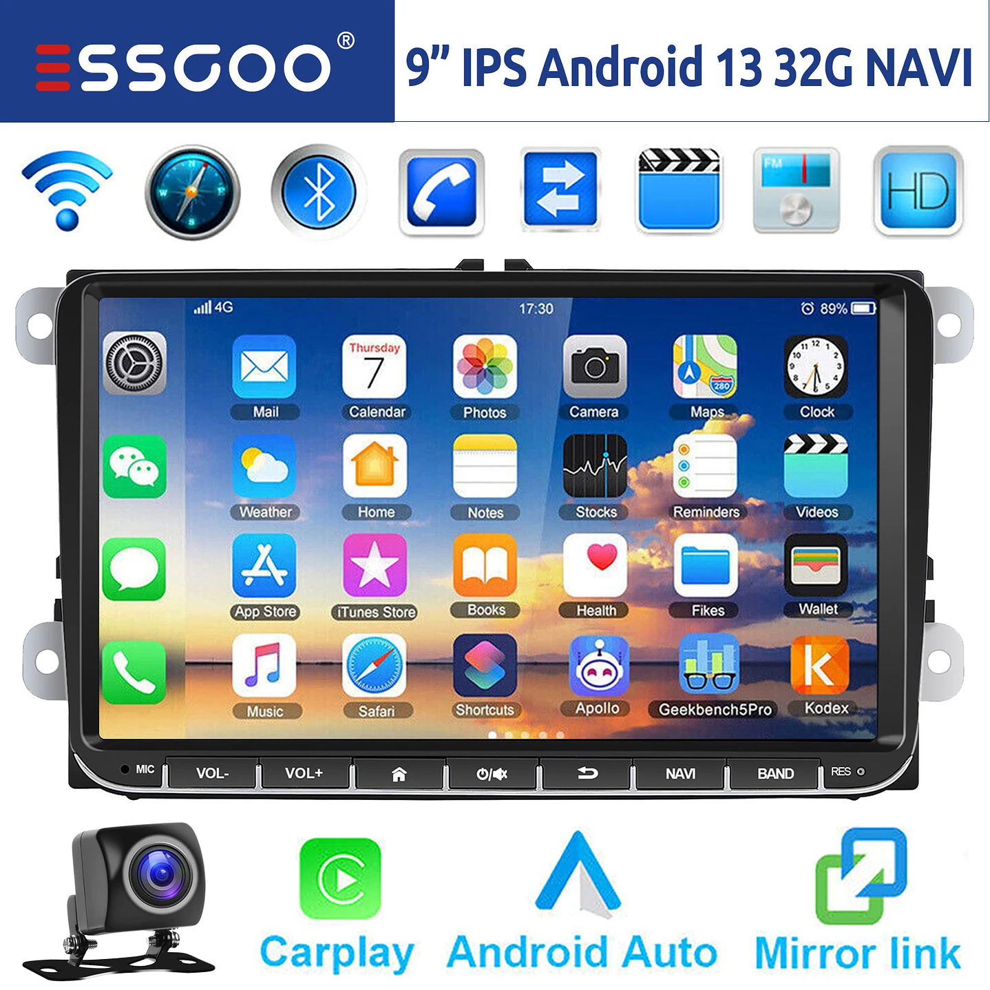 ESSGOO Radio Android 14 9