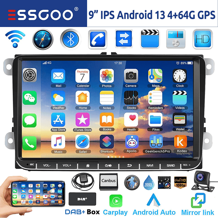 ESSGOO Radio Android 14 9