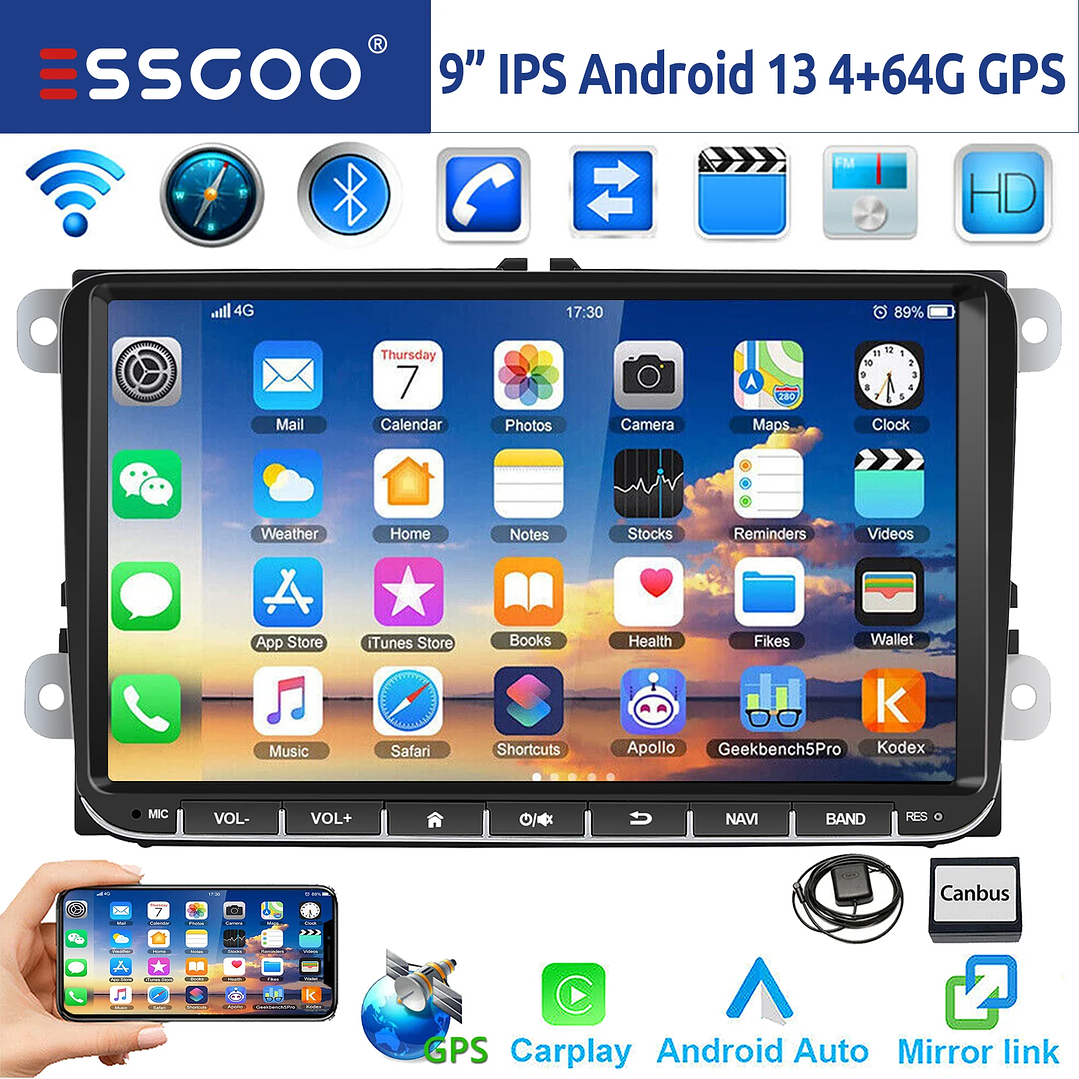 ESSGOO Radio Android 14 9