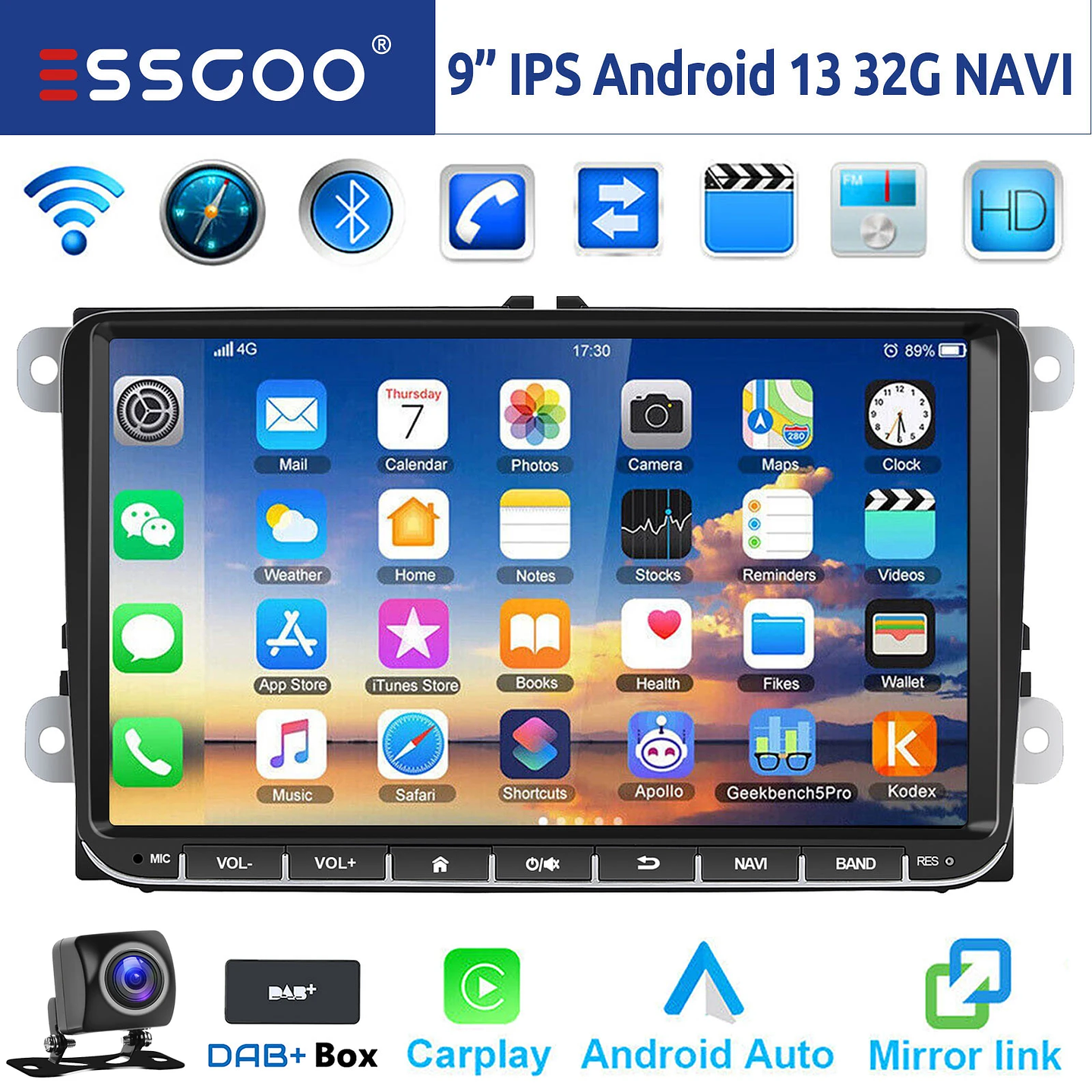 ESSGOO Radio Android 14 9