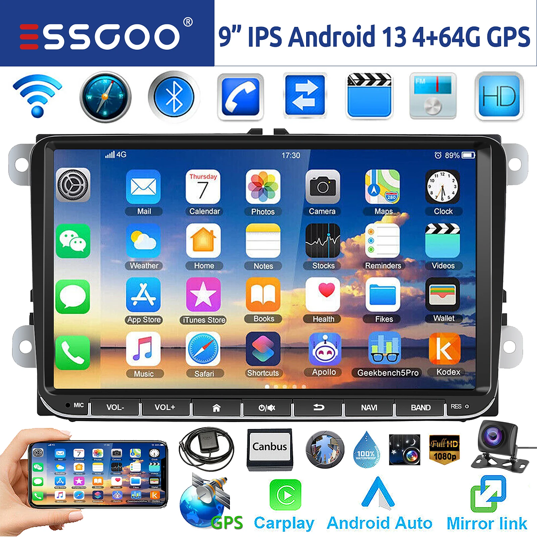 ESSGOO Radio Android 14 9