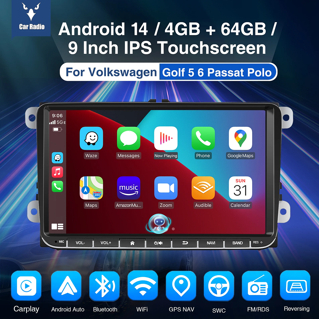 ESSGOO Radio Android 14 9