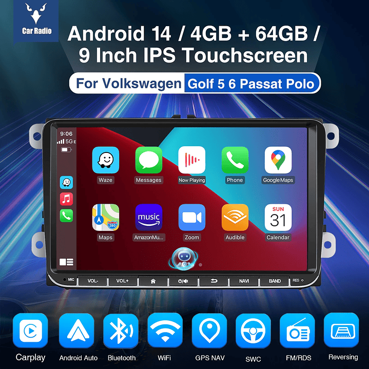 ESSGOO Radio Android 14 9