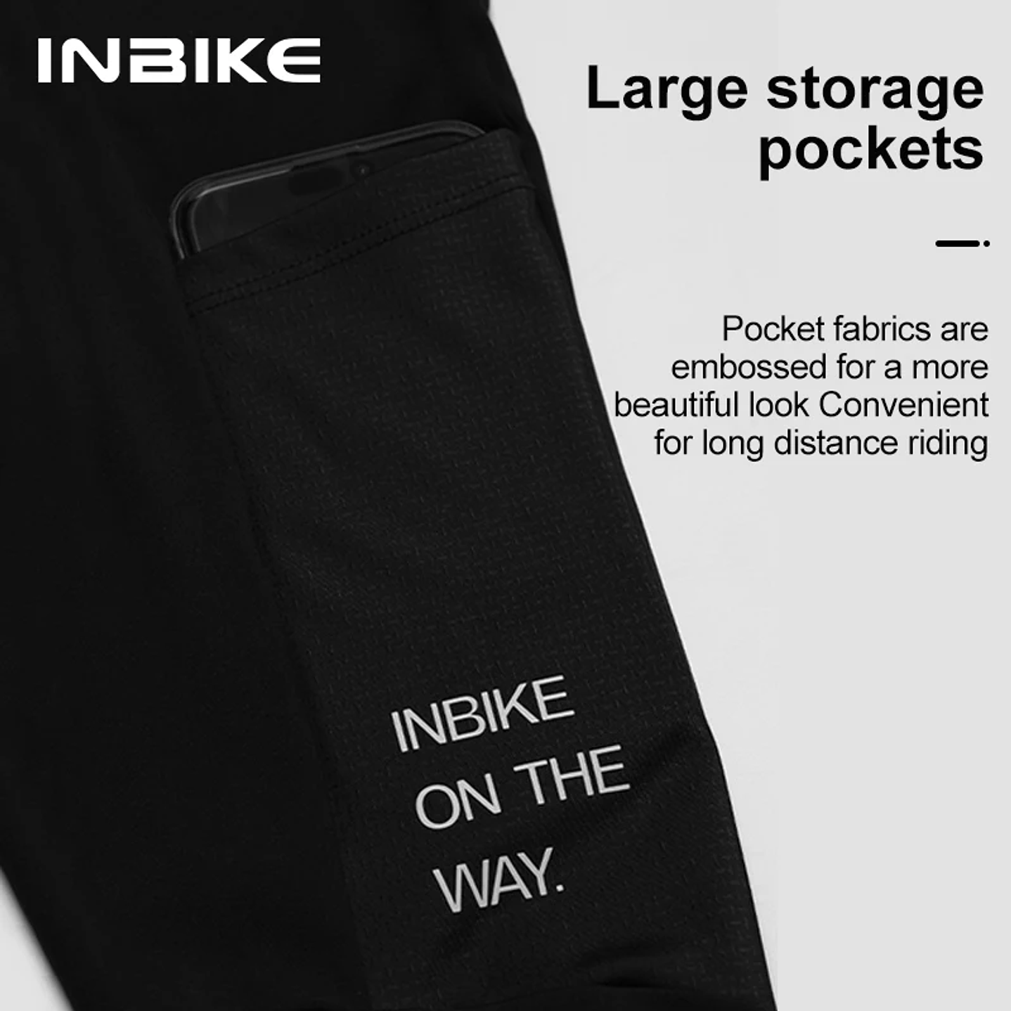 INBIKE Mallas Térmicas Ciclismo Hombre - Pantalones con Pechera y Forro Polar 4