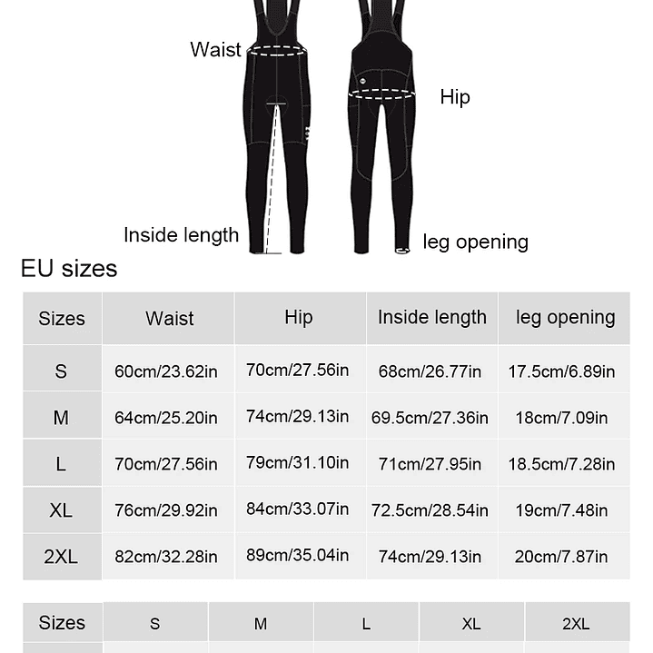 INBIKE Mallas Térmicas Ciclismo Hombre - Pantalones con Pechera y Forro Polar 10