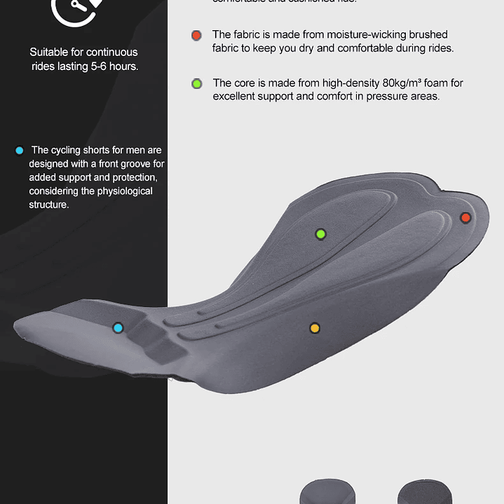 INBIKE Mallas Térmicas Ciclismo Hombre - Pantalones con Pechera y Forro Polar 11